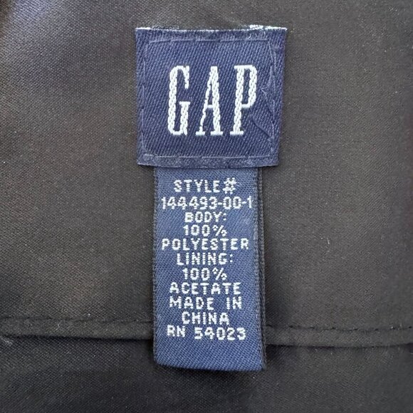 Vintage Y2K GAP Black Beaded Chiffon Satin Whimsigoth Black Tie Evening Mini Bag - Picture 10 of 10